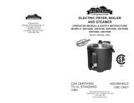 electric fryer, boiler and steamer - Masterbuilt