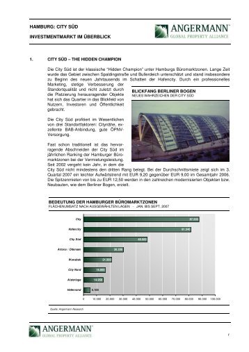 hamburg: city süd investmentmarkt im überblick - IG City Süd