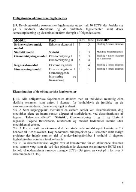 Bacheloruddannelsen i Erhvervsjura, HA (jur.) - Det ...