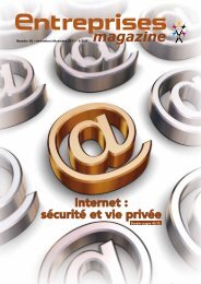 Internet : sÃ©curitÃ© et vie privÃ©e - Entreprises magazine