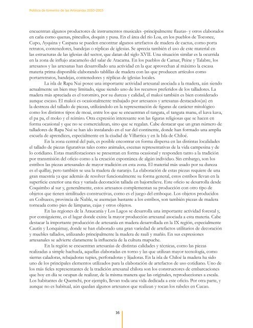 Política de Fomento de la Artesanía 2010-2015 - Consejo Nacional ...
