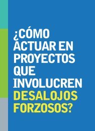 ¿cómo actuar en proyectos que involucren desalojos forzosos?