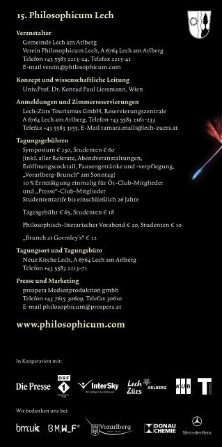 Programmfolder als pdf - Philosophicum Lech