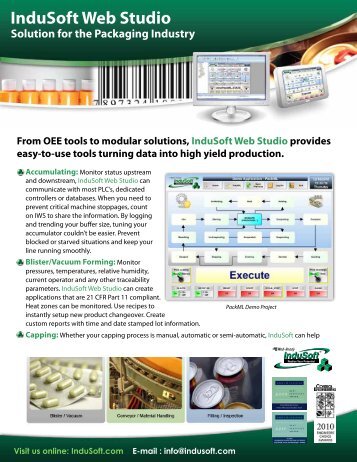 InduSoft Web Studio - Solution for the Packaging Industry