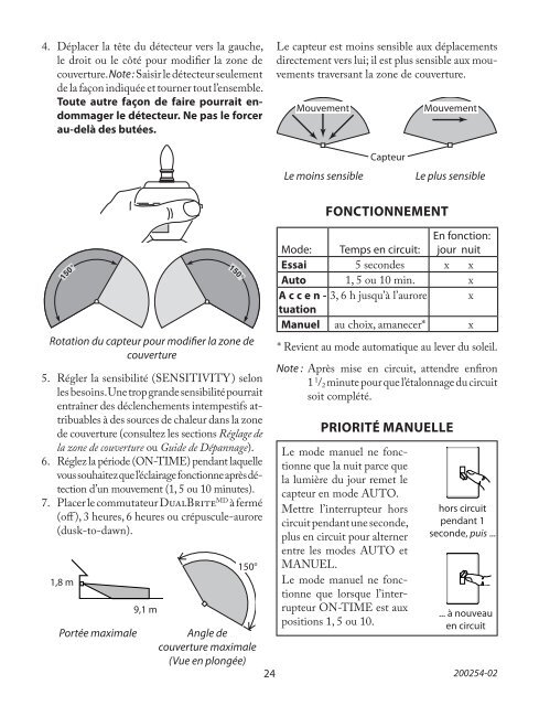 DualBriteÂ® Motion Sensing Coach Light