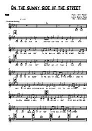 On The Sunny Side Of The Street Tenor 2 Pdf On The Sunny Side Of The Street Tenor 2 Pdf