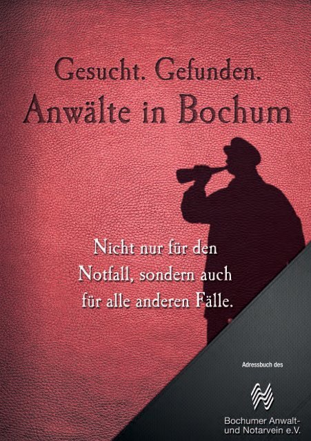 Adressbuch des - Bochumer Anwalt