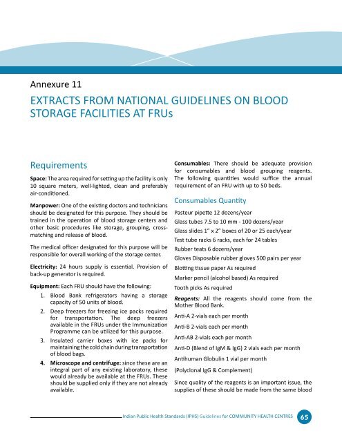 (IPHS) Guidelines - NRHM Manipur