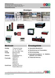 Produktinformation - GHM-Gruppe