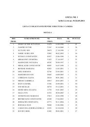 ANEXA NR. 1 la H.C.L.S.6 nr. 51/24.03.2011