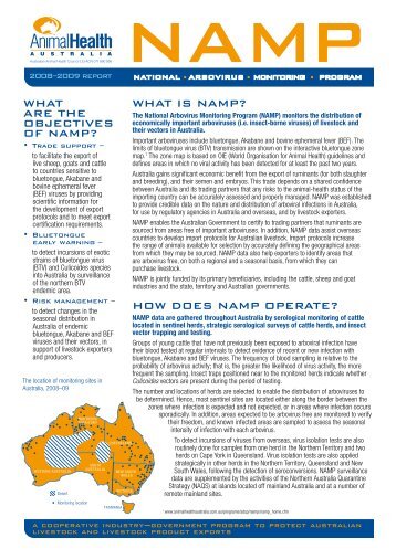 WHAT IS NAMP? - Animal Health Australia