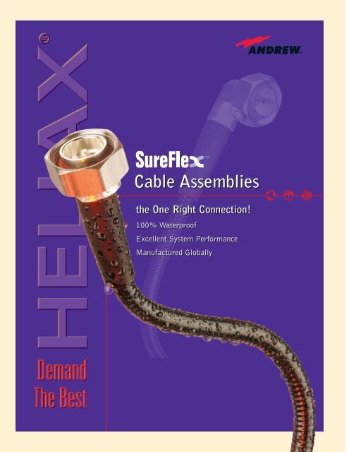 SureFlexÃ¢Â„Â¢ Cable Assemblies Bulletin - AVW