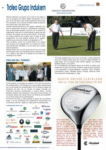 APGE - PGA of Spain