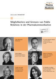 Möglichkeiten und Grenzen von Public relations in der ...