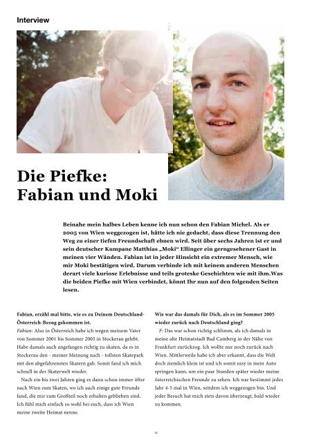 Die Piefke: Fabian und Moki - Philipp Schuster