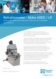 Refraktometer - Abbe 60ED / LR - Bellingham and Stanley