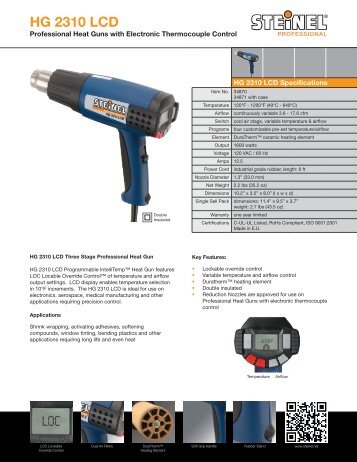 HG 2310 LCD - STEINEL