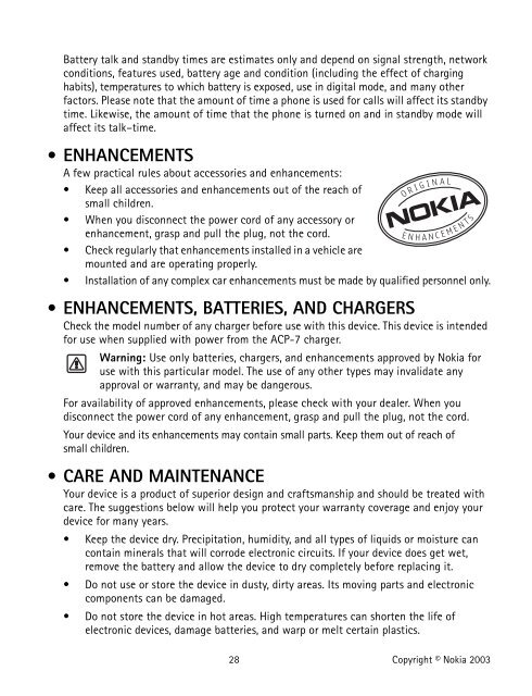 Nokia 1100 User Guide - Tracfone