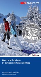 Snow'n'Rail. Auf die Piste, fertig, los! - Passepartout