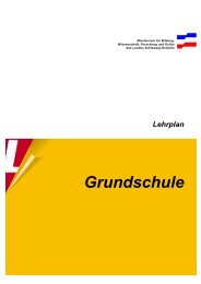 Grundschule, Fachlehrplan Textillehre - LehrplÃ¤ne