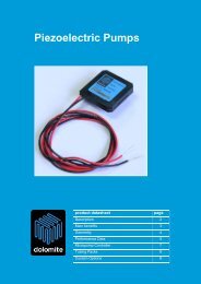 datasheet - Dolomite Microfluidics