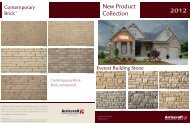 New Product Collection - Brick and Stone Products -- Brickstone Inc.