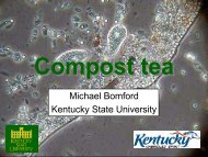 Compost Tea - Kentucky State University Organic Agriculture ...