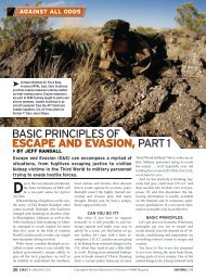 BASIC PRINCIPLES OF EscapE and Evasion, PART 1 - ESEE Knives