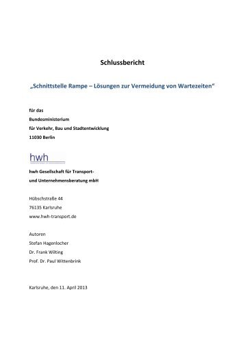 Schnittstelle Rampe - Lösungen zur Vermeidung von Wartezeiten