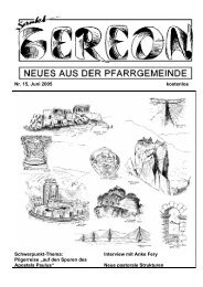 Kirchenzeitschrift Sankt Gereon Ausgabe 15, Juni 2005