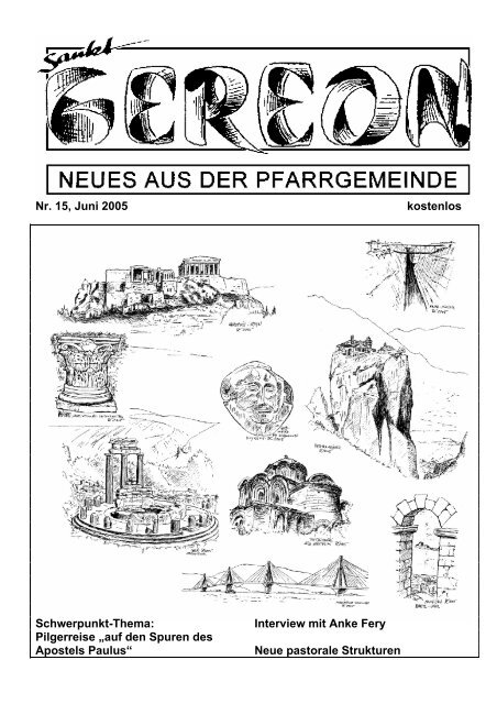 Kirchenzeitschrift Sankt Gereon Ausgabe 15, Juni 2005