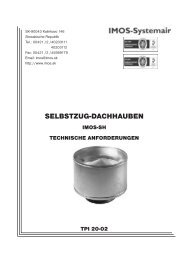 SELBSTZUG-DACHHAUBEN - IMOS-Systemair sro