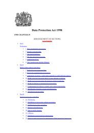 Data Protection Act 1998