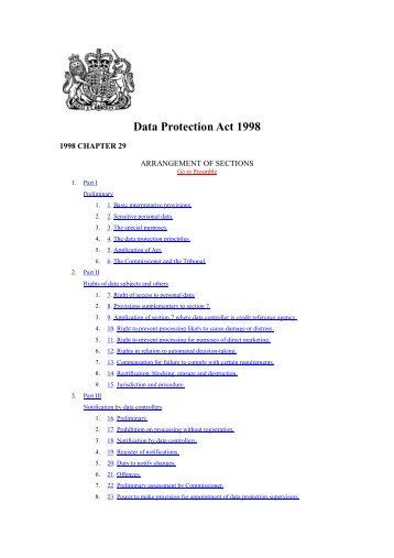 Data Protection Act 1998