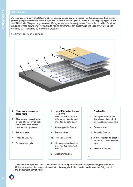 Produktkatalog Thermotech gulvvarme 2007/2008