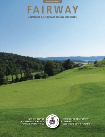 Ausgabe Nr. 13 2010 - Golfclub Schloss Goldenberg