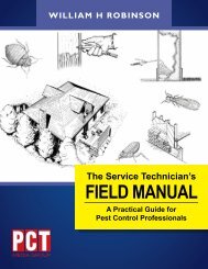 table of contents - Pest Control Technology