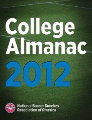 2012 College Soccer Almanac 1 - National Soccer Coaches ...