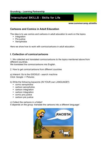 Cartoons and Comics in Adult Education I. Collection of comics ...