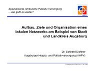 Dr. Eckhard Eichner: Aufbau, Ziele und Organisation eines