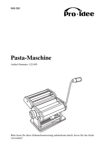 Pasta-Maschine