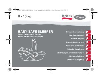 BABY-SAFE SLEEPER 0 - 10 kg - Britax RÃ¶mer