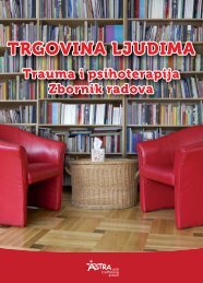 Trgovina ljudima: trauma i psihoterapija – zbornik radova - Astra