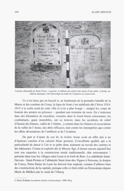 Dans les carriÃ¨res de la vallÃ©e de l'Aisne : un patrimoine militaire en ...