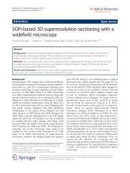 SOFI-based 3D superresolution sectioning with a widefield ...