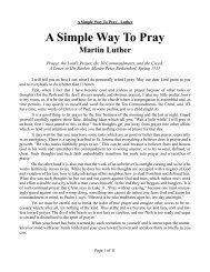 A Simple Way to Pray (.pdf) - Ordinary Pastor