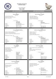 List of participants - OIE Africa