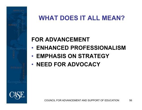 Five Trends in AdvancementâDistrict IV Conference April 5 ... - CASE