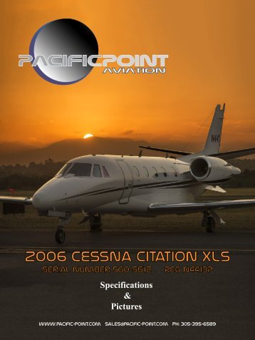 2006 Citation XLS 560-5612 N441BP 2 - Pacific Point Aviation