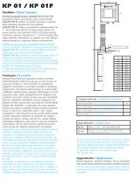 GALAXYCompact system in level control KP 01 / KP 01F - Or-fa.com